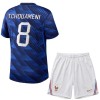 Original Trikotsatz Frankreich Tchouameni 8 Heimtrikot WM 2026 Für Kinder Original Trikotsatz Frankreich Tchouameni 8 Heimtrikot WM 2026 Für Kinder