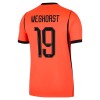 Original Fußballtrikot Niederlande Weghorst 19 Heimtrikot WM 2026 Für Herren