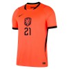 Original Trikotsatz Niederlande F. De Jong 21 Heimtrikot WM 2026 Für Kinder