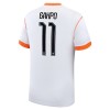 Original Trikotsatz Niederlande Gakpo 11 Auswärtstrikot WM 2026 Für Kinder