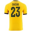 Original Fußballtrikot Ecuador Caicedo 23 Heimtrikot WM 2026 Für Herren