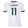 Original Fußballtrikot Mexiko S.Gimenez 11 Auswärtstrikot WM 2026 Für Herren