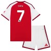 Original Trikotsatz Arsenal Saka 7 Heimtrikot 2026-27 Für Kinder