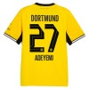 Original Fußballtrikot Borussia Dortmund Adeyemi 27 Heimtrikot 2026-27 Für Herren