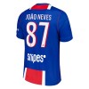Original Fußballtrikot Paris Saint-Germain Joao Neves 87 Heimtrikot 2026-27 Für Herren