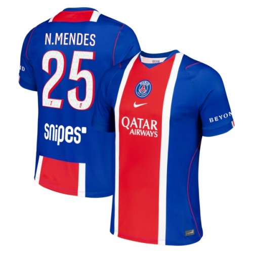 Original Fußballtrikot Paris Saint-Germain Nuno Mendes 25 Heimtrikot 2026-27 Für Herren Original Fußballtrikot Paris Saint-Germain Nuno Mendes 25 Heimtrikot 2026-27 Für Herren