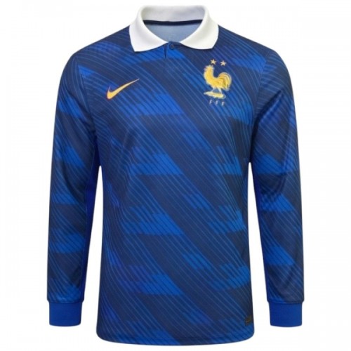 Original Fußballtrikot Frankreich Heimtrikot WM 2026 Langarm Für Herren Original Fußballtrikot Frankreich Heimtrikot WM 2026 Langarm Für Herren