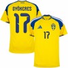Original Fußballtrikot Schweden Gyokeres 17 Heimtrikot WM 2026 Für Herren Original Fußballtrikot Schweden Gyokeres 17 Heimtrikot WM 2026 Für Herren