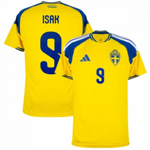Original Fußballtrikot Schweden Isak 9 Heimtrikot WM 2026 Für Herren Original Fußballtrikot Schweden Isak 9 Heimtrikot WM 2026 Für Herren