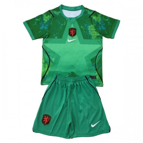 Original Trikotsatz Niederlande Auswärtstrikot Torwart WM 2026 Für Kinder Original Trikotsatz Niederlande Auswärtstrikot Torwart WM 2026 Für Kinder