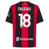 Original Fußballtrikot AC Mailand Nkunku 18 Heimtrikot 2026-27 Für Herren