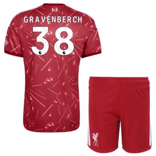 Original Trikotsatz Liverpool Gravenberch 38 Heimtrikot 2026-27 Für Kinder Original Trikotsatz Liverpool Gravenberch 38 Heimtrikot 2026-27 Für Kinder