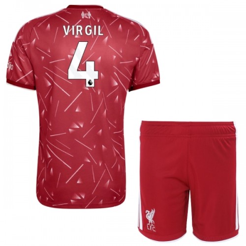 Original Trikotsatz Liverpool Virgil 4 Heimtrikot 2026-27 Für Kinder Original Trikotsatz Liverpool Virgil 4 Heimtrikot 2026-27 Für Kinder