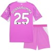 Original Trikotsatz Manchester City Donnarumma 25 Auswärtstrikot Torwart 2026-27 Rosa Für Kinder