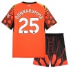 Original Trikotsatz Manchester City Donnarumma 25 Orange Version Torwart Ausweichtrikot 2026-27 Für Kinder