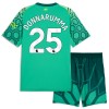 Original Trikotsatz Manchester City Donnarumma 25 Torwart Heimtrikot 2026-27 Grüne Für Kinder