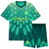 Original Trikotsatz Manchester City Donnarumma 25 Torwart Heimtrikot 2026-27 Grüne Für Kinder