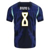 Original Fußballtrikot Brasilien Bruno Guimaraes 8 Auswärtstrikot WM 2026 Für Herren