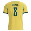 Original Fußballtrikot Brasilien Bruno Guimaraes 8 Heimtrikot WM 2026 Für Herren