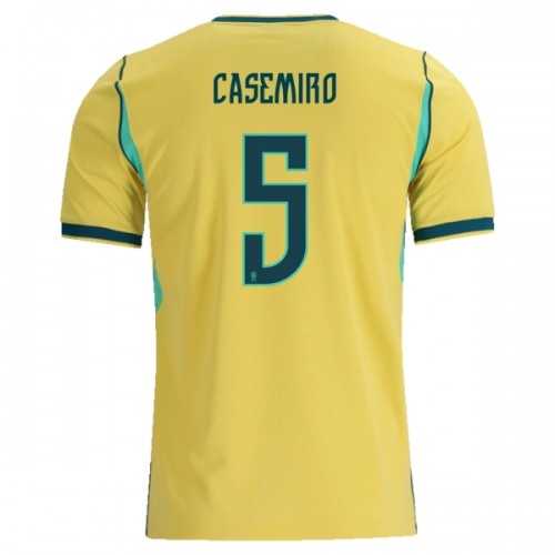Original Fußballtrikot Brasilien Casemiro 5 Heimtrikot WM 2026 Für Herren Original Fußballtrikot Brasilien Casemiro 5 Heimtrikot WM 2026 Für Herren