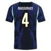 Original Fußballtrikot Brasilien Marquinhos 4 Auswärtstrikot WM 2026 Für Herren Original Fußballtrikot Brasilien Marquinhos 4 Auswärtstrikot WM 2026 Für Herren
