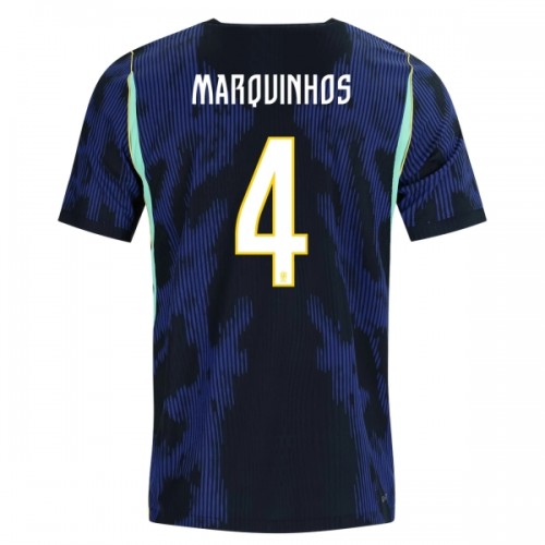Original Fußballtrikot Brasilien Marquinhos 4 Auswärtstrikot WM 2026 Für Herren Original Fußballtrikot Brasilien Marquinhos 4 Auswärtstrikot WM 2026 Für Herren