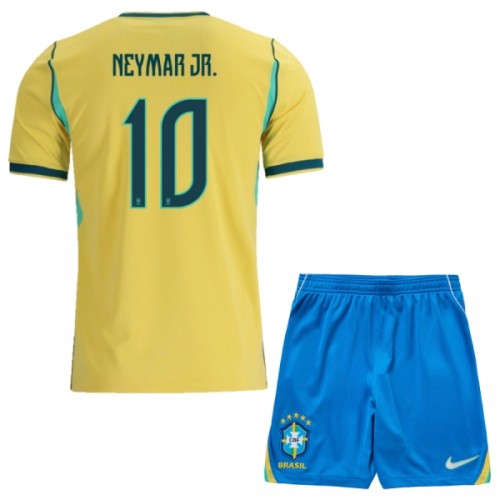 Original Trikotsatz Brasilien Neymar JR 10 Heimtrikot WM 2026 Für Kinder Original Trikotsatz Brasilien Neymar JR 10 Heimtrikot WM 2026 Für Kinder