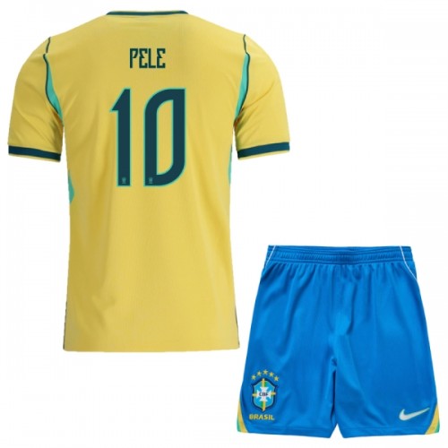 Original Trikotsatz Brasilien Pele 10 Heimtrikot WM 2026 Für Kinder Original Trikotsatz Brasilien Pele 10 Heimtrikot WM 2026 Für Kinder