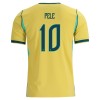 Original Trikotsatz Brasilien Pele 10 Heimtrikot WM 2026 Für Kinder
