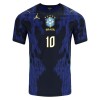 Original Trikotsatz Brasilien Ronaldinho 10 Auswärtstrikot WM 2026 Für Kinder