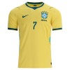 Original Trikotsatz Brasilien Vini JR. 7 Heimtrikot WM 2026 Für Kinder