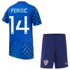 Original Trikotsatz Kroatien Perišić 14 Auswärtstrikot WM 2026 Für Kinder Original Trikotsatz Kroatien Perišić 14 Auswärtstrikot WM 2026 Für Kinder
