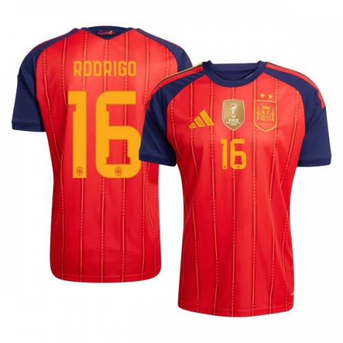 Original Fußballtrikot Spanien 2 Stars Rodrigo 16 Heimtrikot WM 2026 Für Herren Original Fußballtrikot Spanien 2 Stars Rodrigo 16 Heimtrikot WM 2026 Für Herren