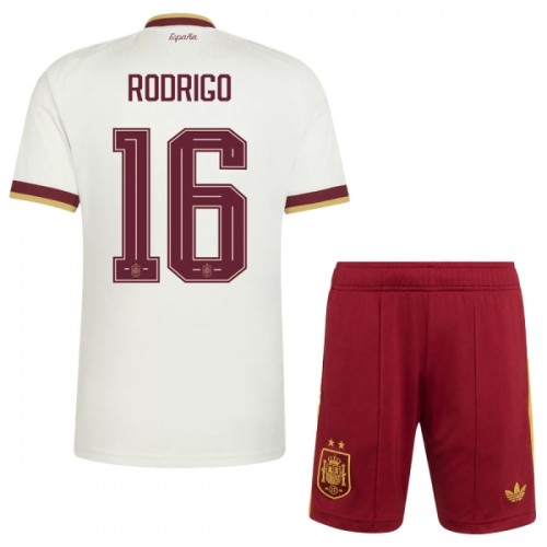 Original Trikotsatz Spanien 2 Stars Rodrigo 16 Auswärtstrikot WM 2026 Für Kinder Original Trikotsatz Spanien 2 Stars Rodrigo 16 Auswärtstrikot WM 2026 Für Kinder