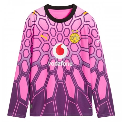 Original Fußballtrikot Borussia Dortmund Auswärtstrikot Torwart 2026-27 Rosa Langarm Für Herren Original Fußballtrikot Borussia Dortmund Auswärtstrikot Torwart 2026-27 Rosa Langarm Für Herren
