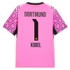 Original Fußballtrikot Borussia Dortmund Kobel 1 Auswärtstrikot Torwart 2026-27 Rosa Für Herren