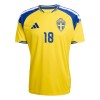 Original Fußballtrikot Schweden Ayari 18 Heimtrikot WM 2026 Für Herren