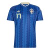 Original Fußballtrikot Schweden Gyokeres 17 Auswärtstrikot WM 2026 Für Herren