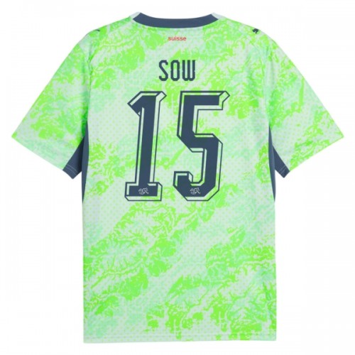 Original Fußballtrikot Schweiz Djibril Sow 15 Auswärtstrikot WM 2026 Für Herren Original Fußballtrikot Schweiz Djibril Sow 15 Auswärtstrikot WM 2026 Für Herren