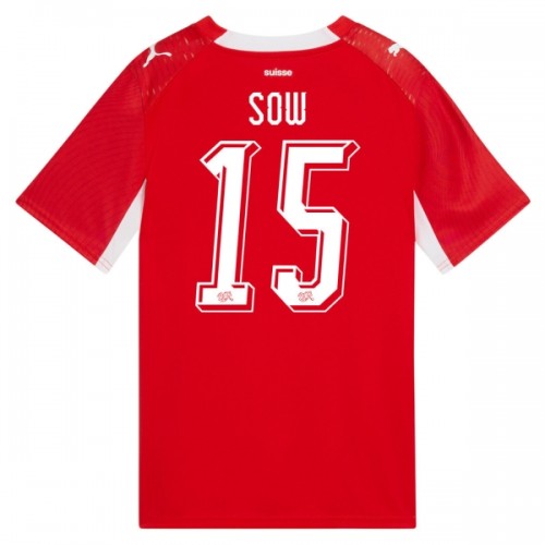 Original Fußballtrikot Schweiz Djibril Sow 15 Heimtrikot WM 2026 Für Herren Original Fußballtrikot Schweiz Djibril Sow 15 Heimtrikot WM 2026 Für Herren