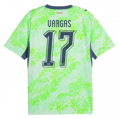 Original Fußballtrikot Schweiz Vargas 17 Auswärtstrikot WM 2026 Für Herren Original Fußballtrikot Schweiz Vargas 17 Auswärtstrikot WM 2026 Für Herren