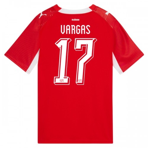 Original Fußballtrikot Schweiz Vargas 17 Heimtrikot WM 2026 Für Herren Original Fußballtrikot Schweiz Vargas 17 Heimtrikot WM 2026 Für Herren