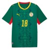 Original Fußballtrikot Senegal Sarr 18 Auswärtstrikot WM 2026 Für Herren
