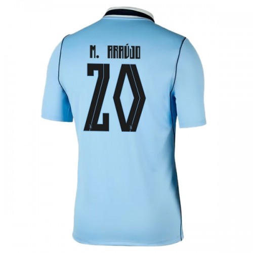Original Fußballtrikot Uruguay Maximiliano Araujo 20 Heimtrikot WM 2026 Für Herren Original Fußballtrikot Uruguay Maximiliano Araujo 20 Heimtrikot WM 2026 Für Herren