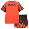 Original Trikotsatz Borussia Dortmund Orange Version Torwart Heimtrikot 2026-27 Für Kinder