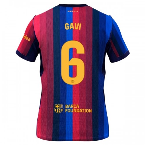 Original Fußballtrikot FC Barcelona Gavi 6 Heimtrikot 2026-27 Für Herren Original Fußballtrikot FC Barcelona Gavi 6 Heimtrikot 2026-27 Für Herren