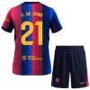 Original Trikotsatz FC Barcelona F. De Jong 21 Heimtrikot 2026-27 Für Kinder Original Trikotsatz FC Barcelona F. De Jong 21 Heimtrikot 2026-27 Für Kinder