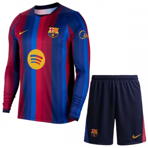 Original Trikotsatz FC Barcelona Heimtrikot 2026-27 Langarm Für Kinder Original Trikotsatz FC Barcelona Heimtrikot 2026-27 Langarm Für Kinder