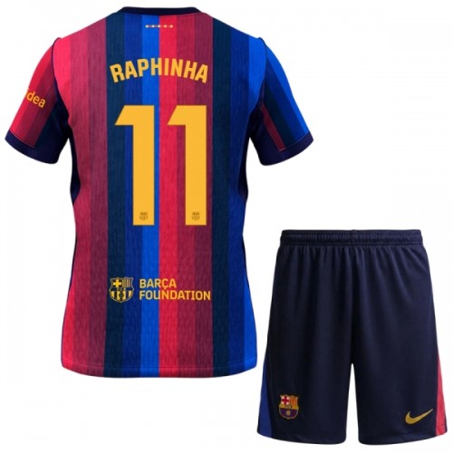 Original Trikotsatz FC Barcelona Raphinha 11 Heimtrikot 2026-27 Für Kinder Original Trikotsatz FC Barcelona Raphinha 11 Heimtrikot 2026-27 Für Kinder