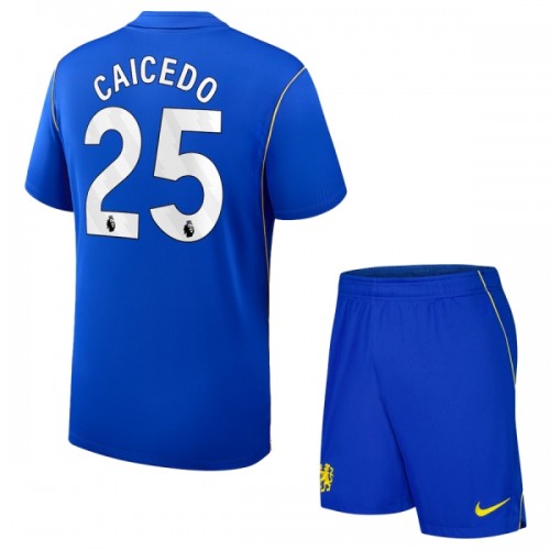 Original Trikotsatz Chelsea Caicedo 25 Heimtrikot 2026-27 Für Kinder Original Trikotsatz Chelsea Caicedo 25 Heimtrikot 2026-27 Für Kinder